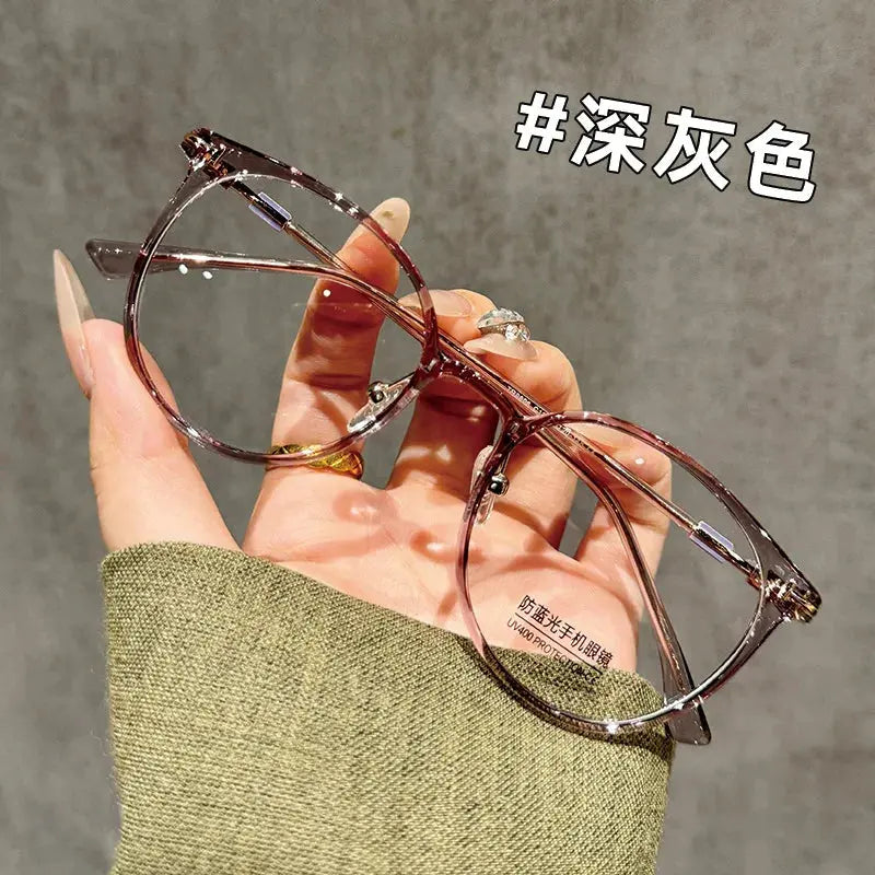 Women's Round Full Rim TR90 Prescription Glasses 98984 — view 7 | Rx Spectacle