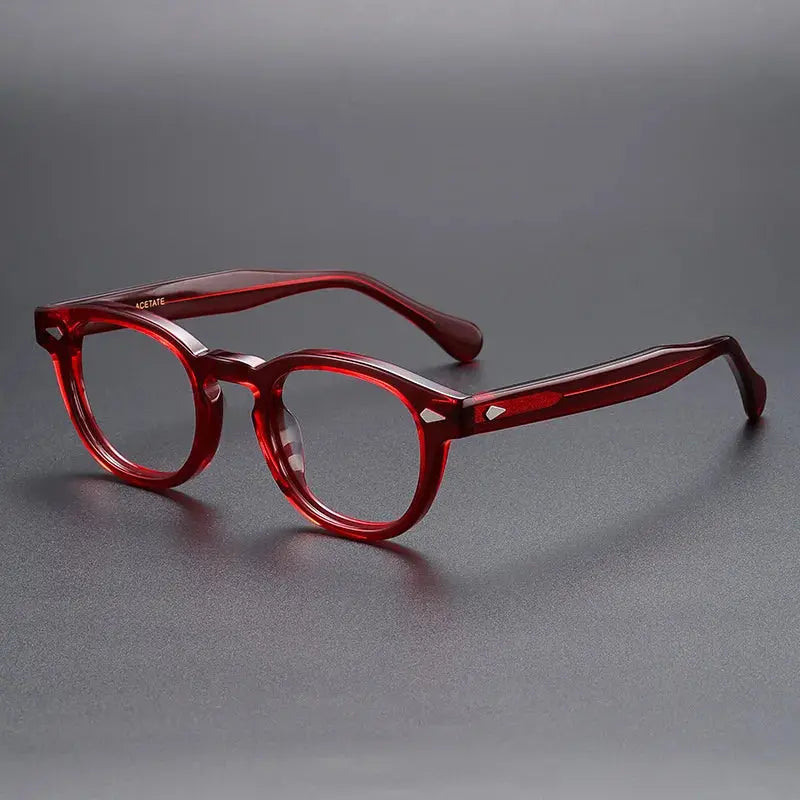 Unisex Oval Full Rim Acetate Prescription Glasses 56006 — view 12 | Rx Spectacle