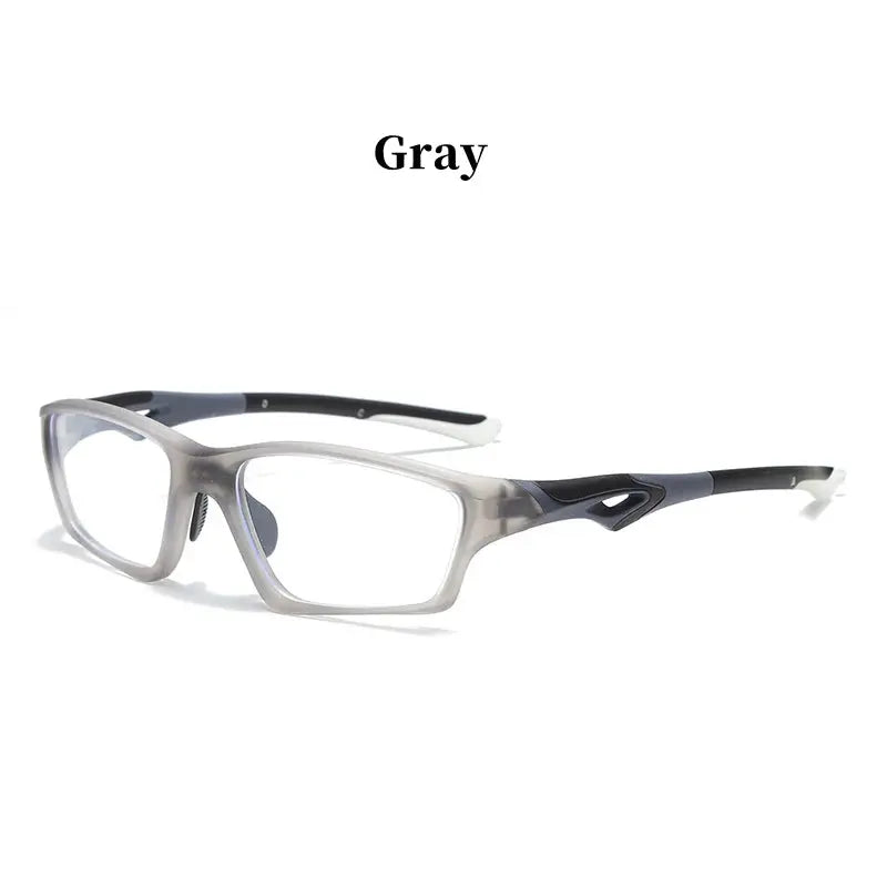Unisex Rectangular Full Rim TR90 Sports Glasses 81278 — view 7 | Rx Spectacle