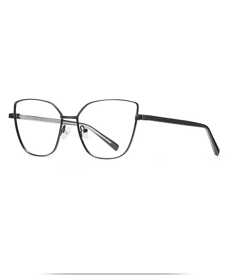 Women's Cat Eye Full Rim Titanium Prescription Glasses 3002 — view 15 | Rx Spectacle