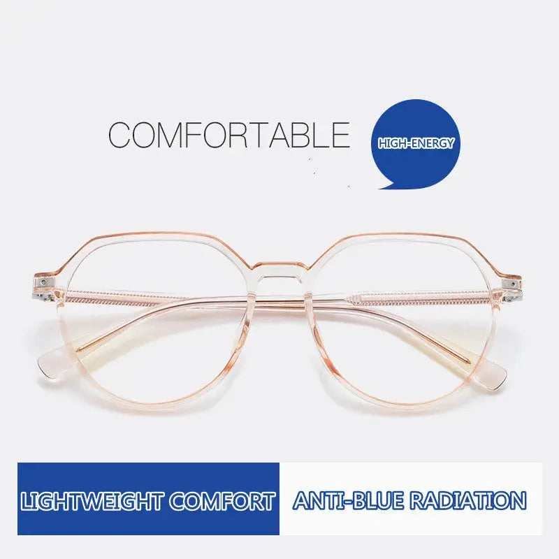 Unisex Oval Full Rim TR90 Flat Top Reading Glasses 7810 — view 3 | Rx Spectacle
