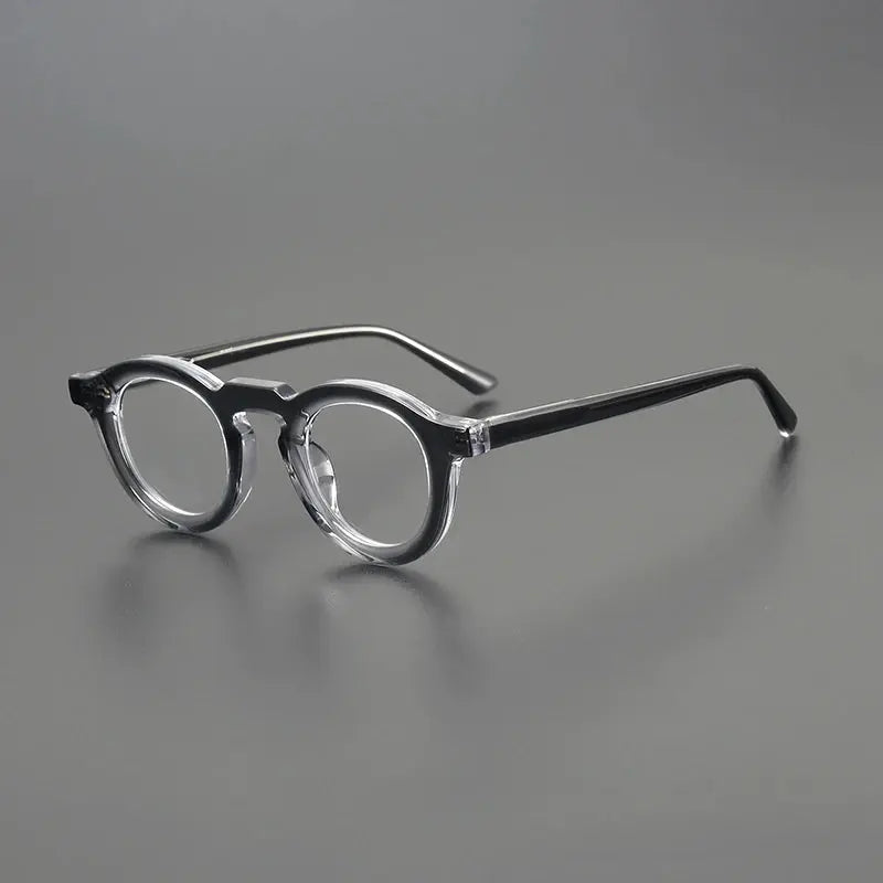 Women's Round Full Rim Acetate Prescription Glasses 23107 — view 5 | Rx Spectacle