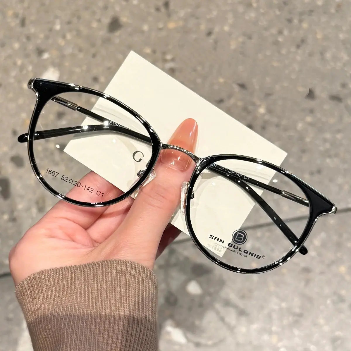 Women's Cat Eye Full Rim TR90 Prescription Glasses 361607 — view 8 | Rx Spectacle