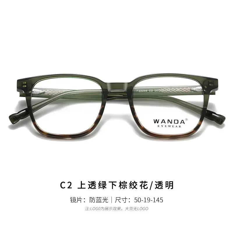Women's Round Full Rim TR90 Prescription Glasses 22244 — view 4 | Rx Spectacle