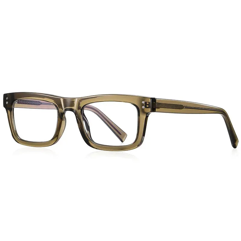 Unisex Square Full Rim TR90 Prescription Glasses 42193 — view 3 | Rx Spectacle