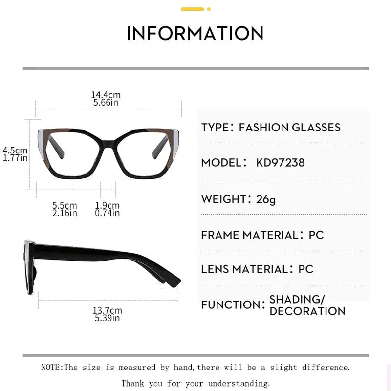 Women's Polygon Full Rim Alloy Reading Glasses 745232 — view 2 | Rx Spectacle