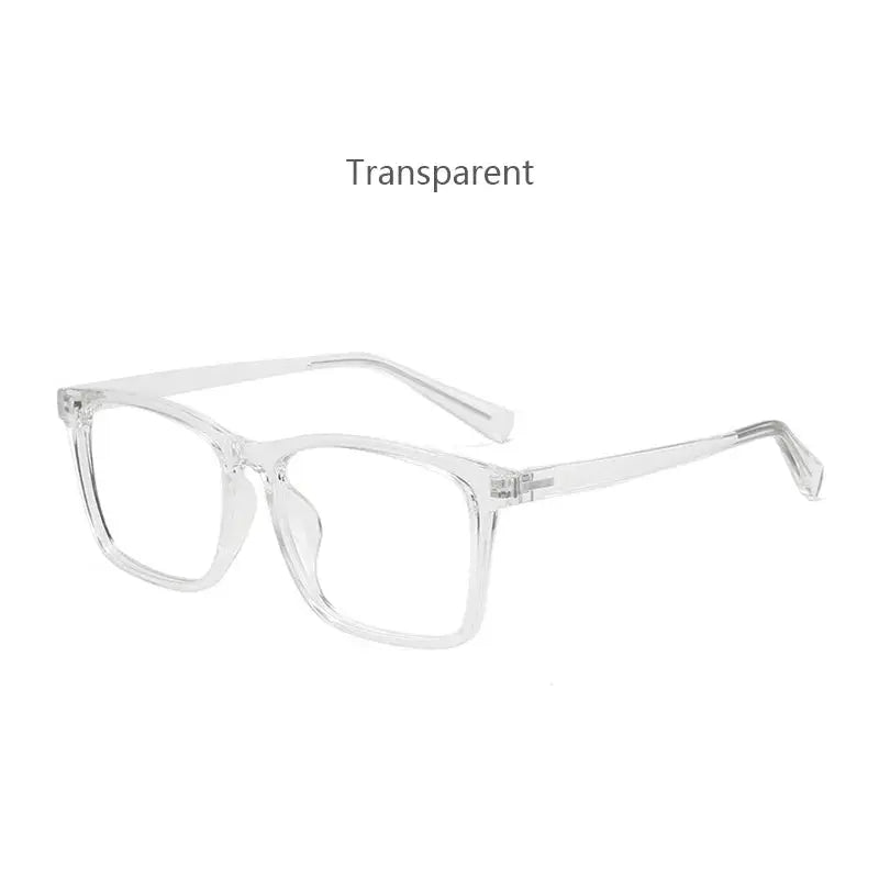 Men's Square Full Rim Titanium Prescription Glasses 59242 — view 7 | Rx Spectacle
