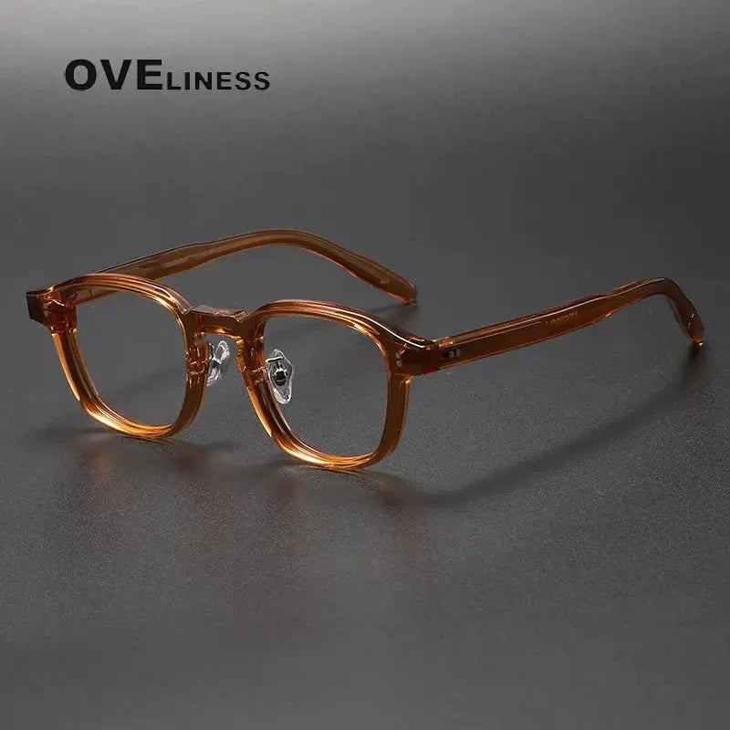 Women's Square Full Rim Acetate Prescription Glasses 313013 — view 6 | Rx Spectacle