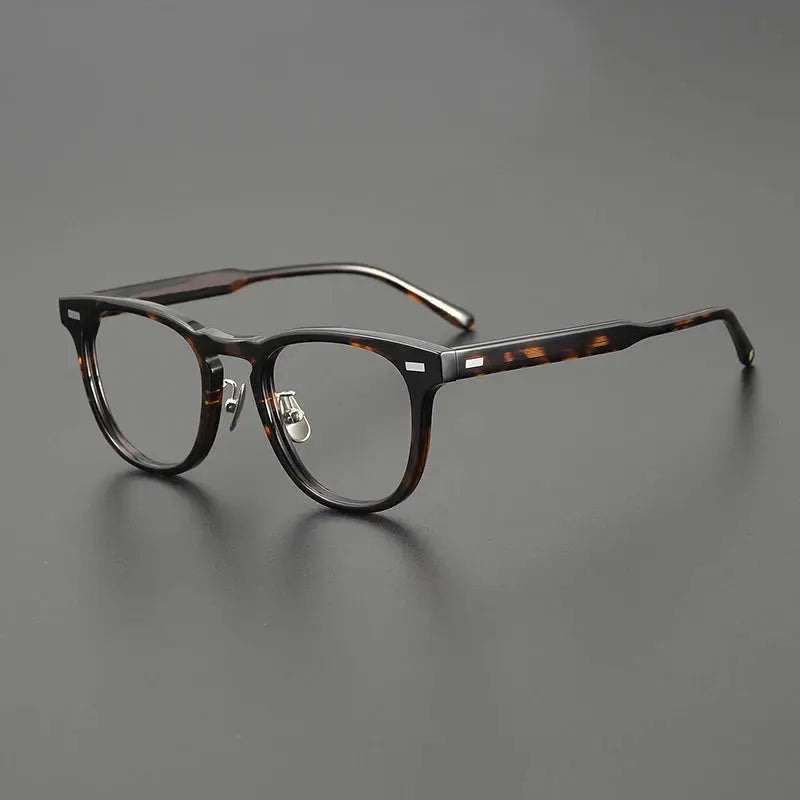 Unisex Square Full Rim Acetate Prescription Glasses 14422 — view 3 | Rx Spectacle