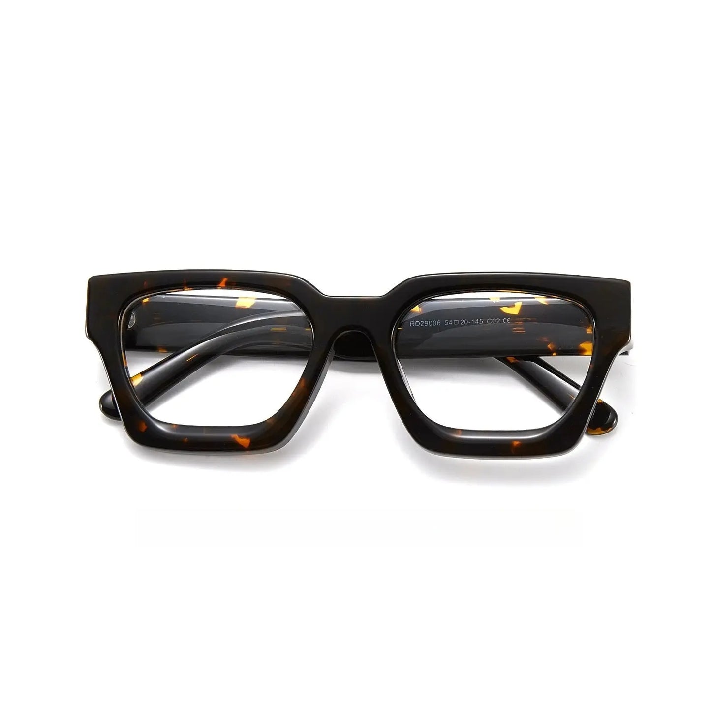 Unisex Square Full Rim Acetate Prescription Glasses 29006 — view 5 | Rx Spectacle