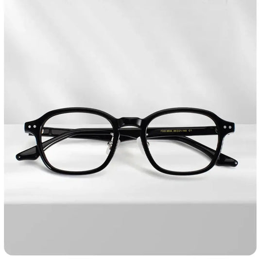 Unisex Polygon Full Rim Acetate Prescription Glasses 369804 — view 1 | Rx Spectacle