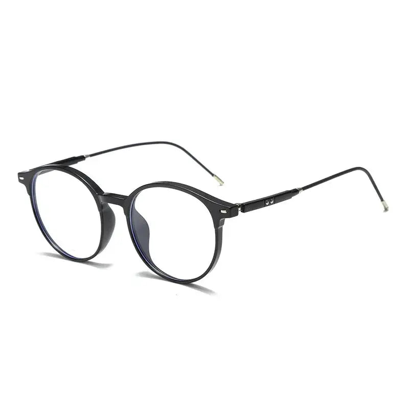Unisex Round Full Rim TR90 Prescription Glasses Y8123 — view 4 | Rx Spectacle