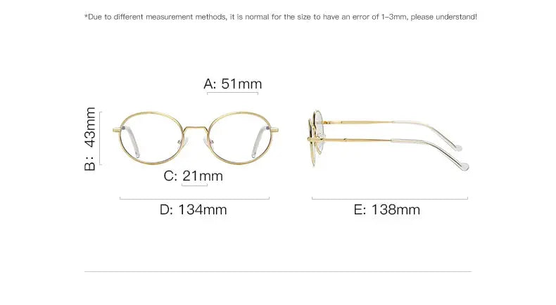 Women's Round Full Rim Alloy Prescription Glasses 3058 — view 14 | Rx Spectacle