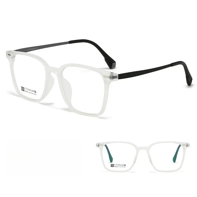 Unisex Square Full Rim TR90 Prescription Glasses 5070 — view 5 | Rx Spectacle