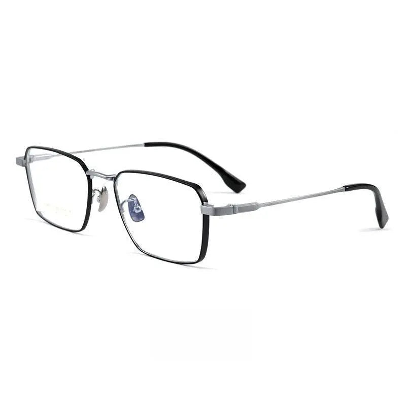 Men's Square Full Rim Titanium Prescription Glasses 205ct — view 5 | Rx Spectacle