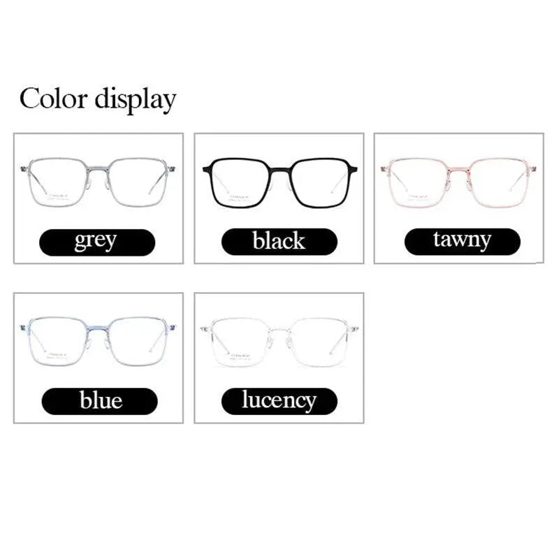 Unisex Square Full Rim TR90 Prescription Glasses 5824m — view 7 | Rx Spectacle