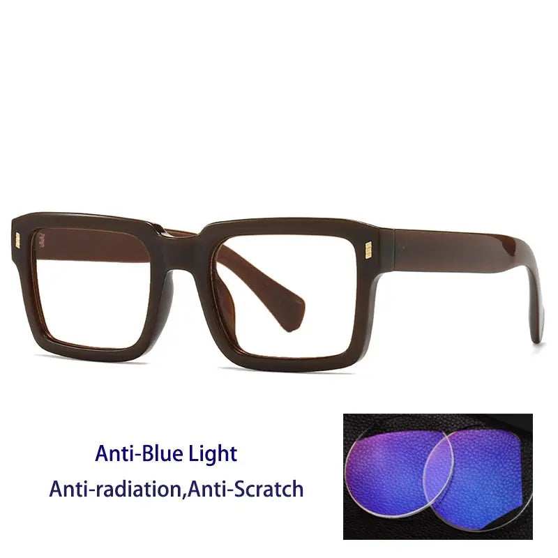 Unisex Square Full Rim Prescription Glasses 491001 — view 4 | Rx Spectacle