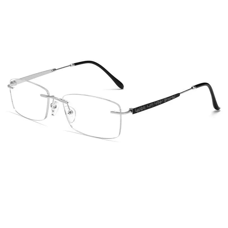 Men's Rimless Titanium Prescription Glasses 688wk — view 3 | Rx Spectacle