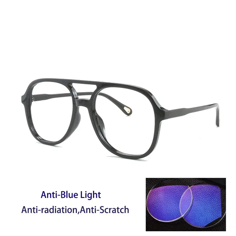 Unisex Square Full Rim TR90 Double Bridge Reading Glasses 73312 — view 9 | Rx Spectacle