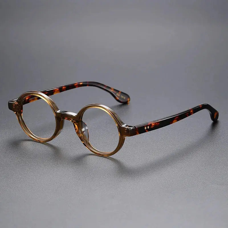 Women's Round Full Rim Acetate Prescription Glasses 56002 — view 8 | Rx Spectacle