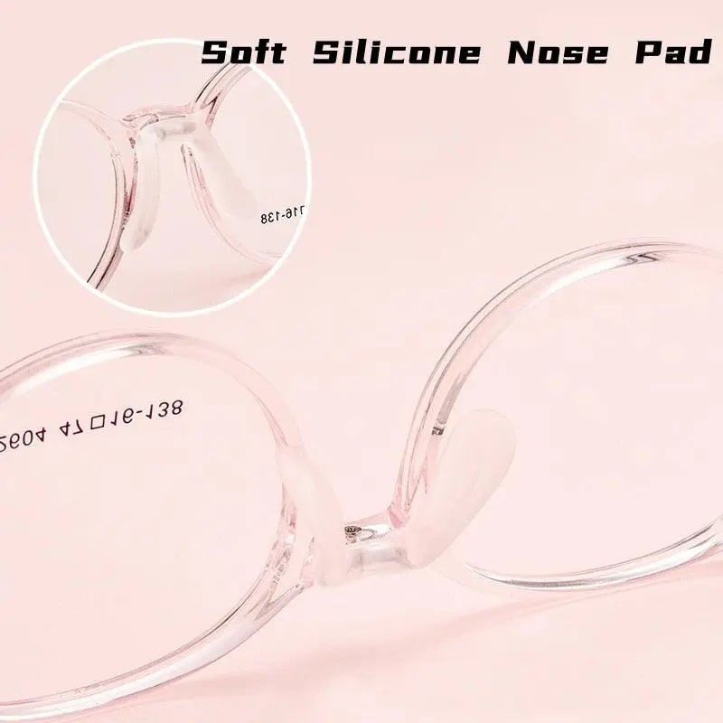 Unisex Round Full Rim TR90 Prescription Glasses 2604et — view 9 | Rx Spectacle