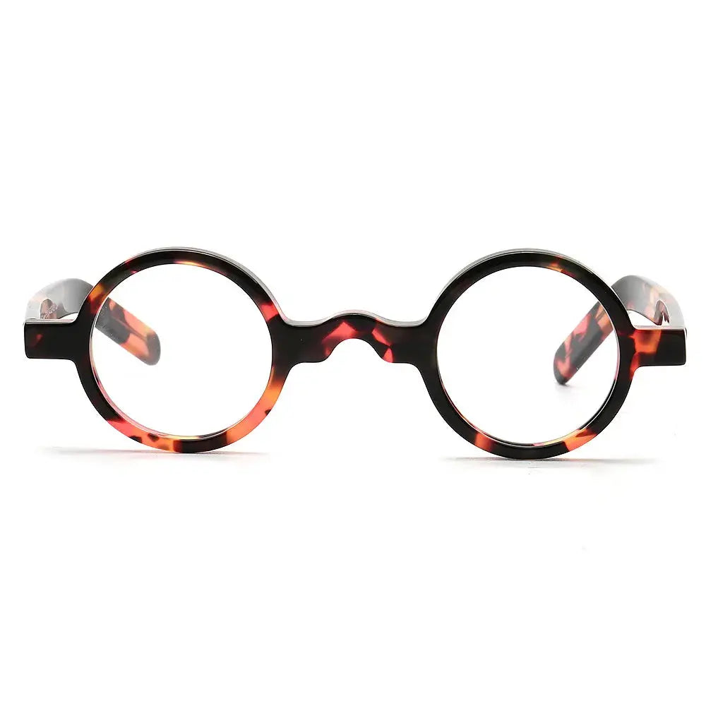 Women's Round Full Rim Acetate Prescription Glasses 74118 — view 3 | Rx Spectacle