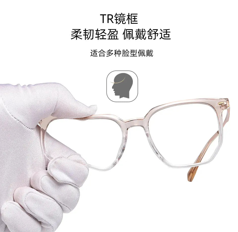 Unisex Square Full Rim Plastic Prescription Glasses 8004 — view 4 | Rx Spectacle