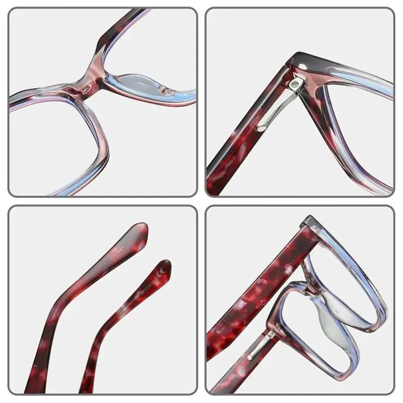 Women's Cat Eye Full Rim Acetate Prescription Glasses 87216 — view 5 | Rx Spectacle