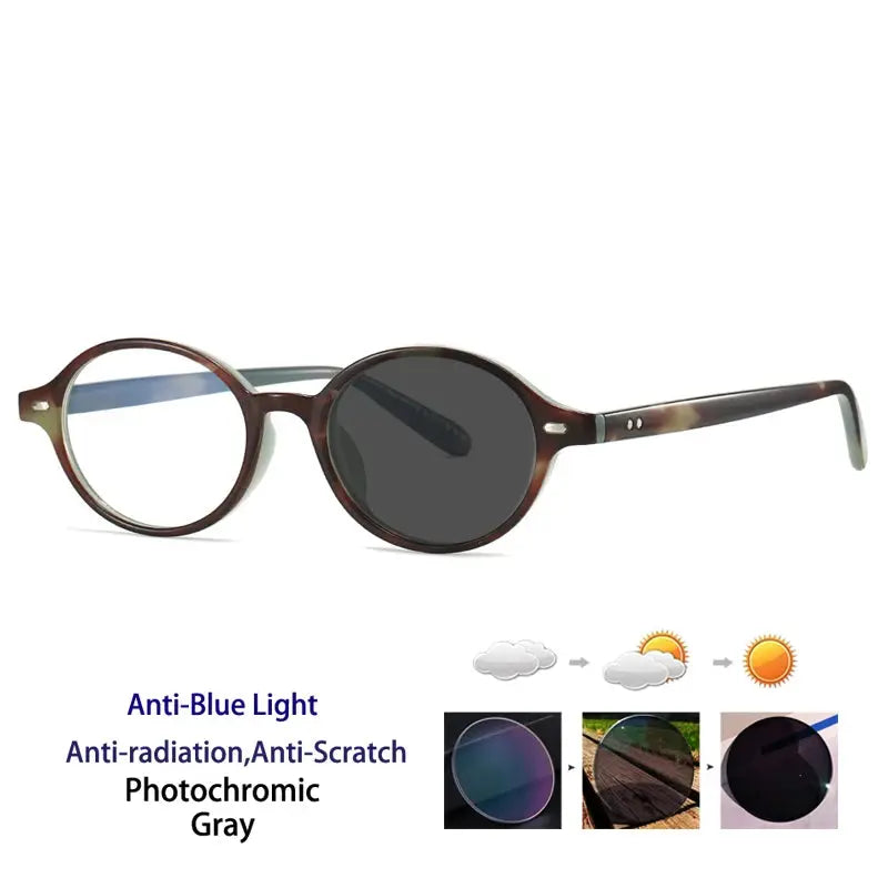 Unisex Round Full Rim TR90 Reading Glasses 512297 — view 6 | Rx Spectacle