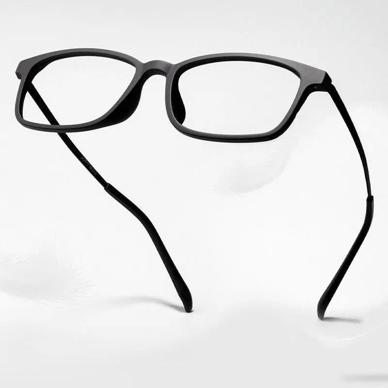 Unisex Square Full Rim Titanium Prescription Glasses 9834XP — view 10 | Rx Spectacle