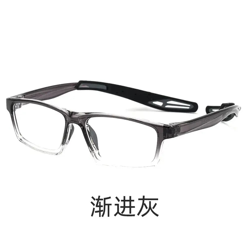 Unisex Square Full Rim Titanium Sports Glasses 121219 — view 5 | Rx Spectacle