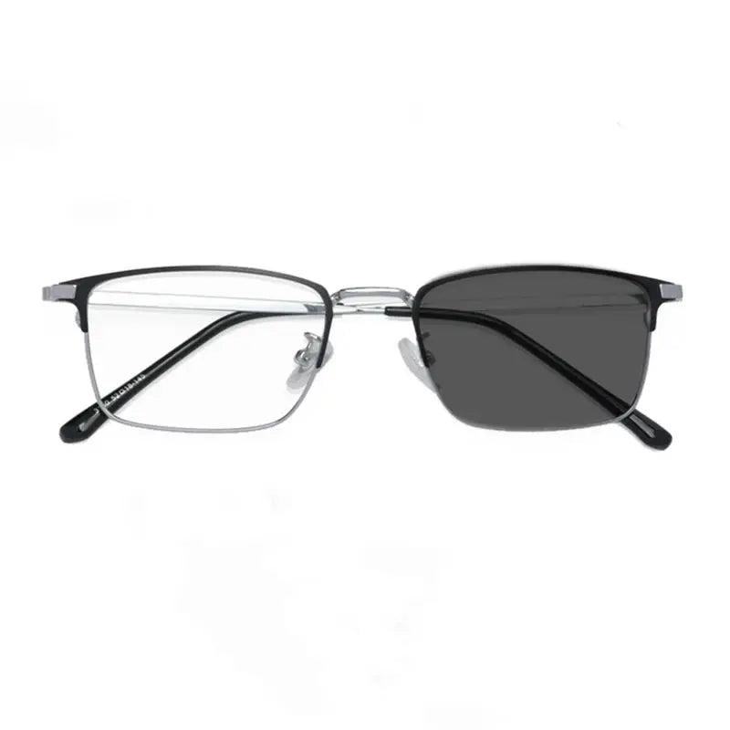 Unisex Square Full Rim Alloy Reading Glasses 3160 — view 7 | Rx Spectacle