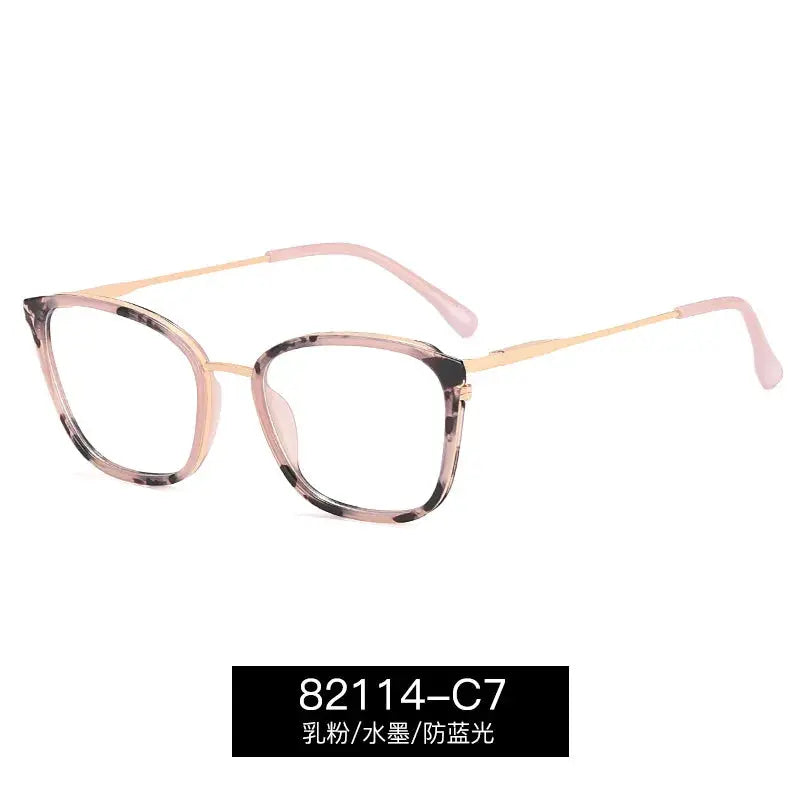Women's Cat Eye Full Rim TR90 Prescription Glasses 82114 — view 5 | Rx Spectacle
