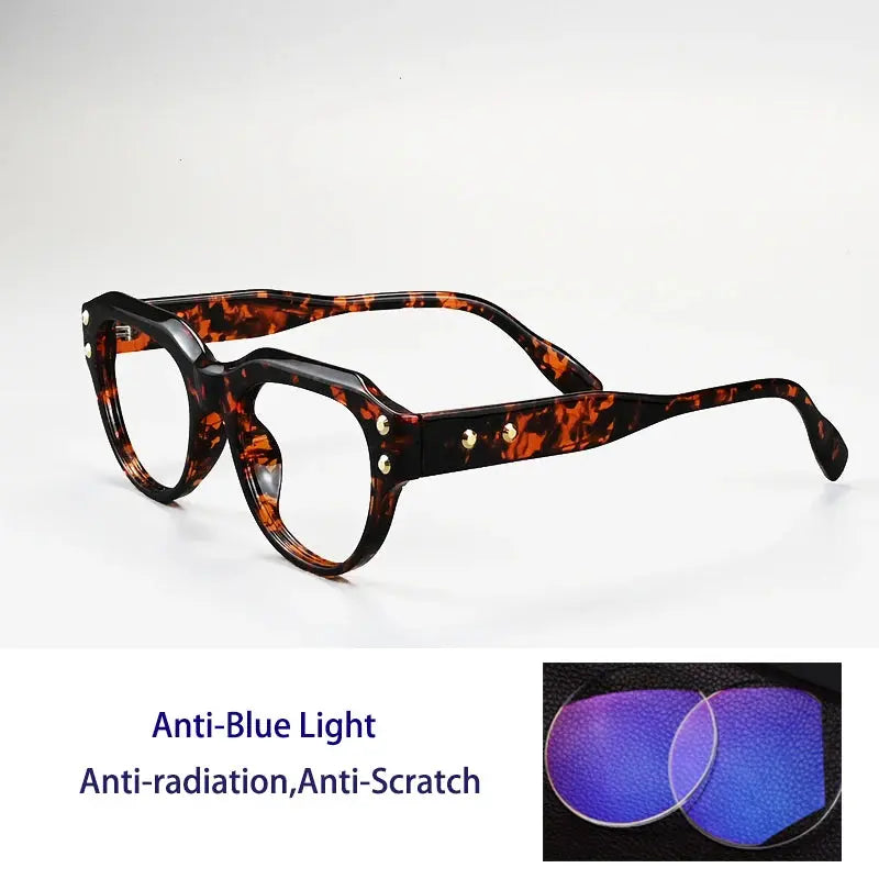 Unisex Oval Full Rim TR90 Reading Glasses 671027 — view 6 | Rx Spectacle