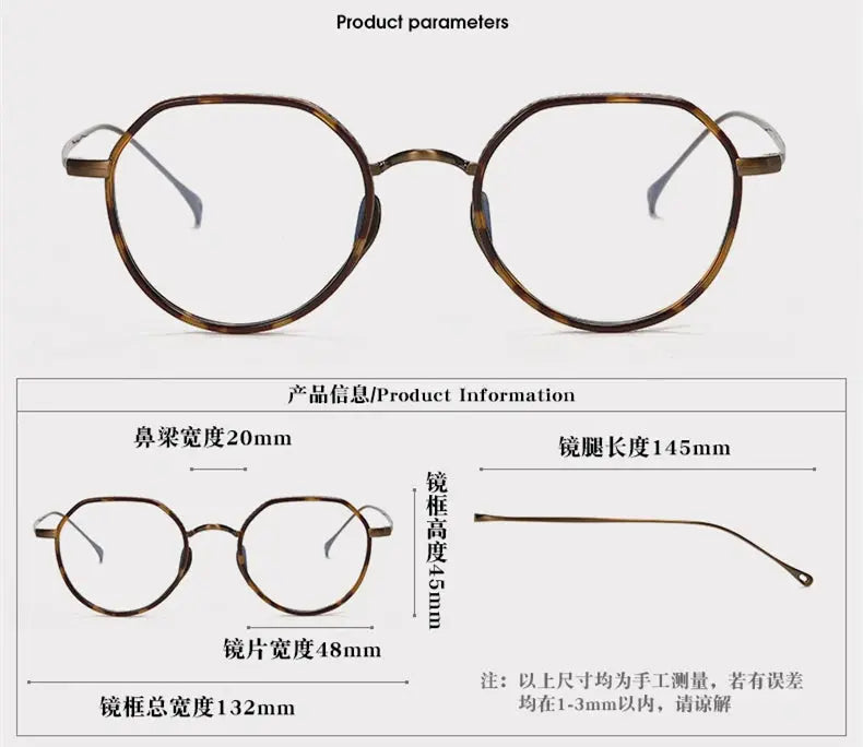 Women's Oval Full Rim Titanium Flat Top Prescription Glasses 67310 — view 2 | Rx Spectacle