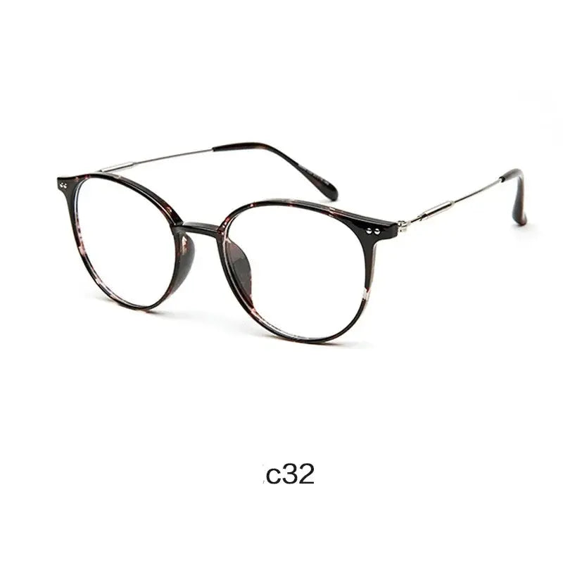 Unisex Round Full Rim Acetate Prescription Glasses 13819 — view 3 | Rx Spectacle