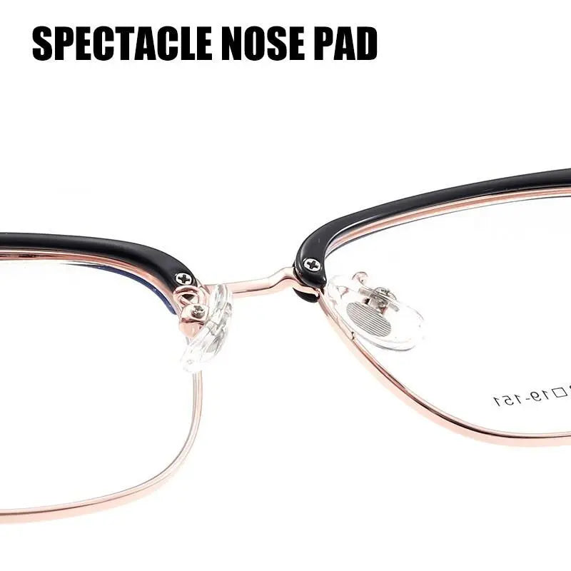 Men's Square Full Rim Acetate Prescription Glasses 8535YF — view 10 | Rx Spectacle