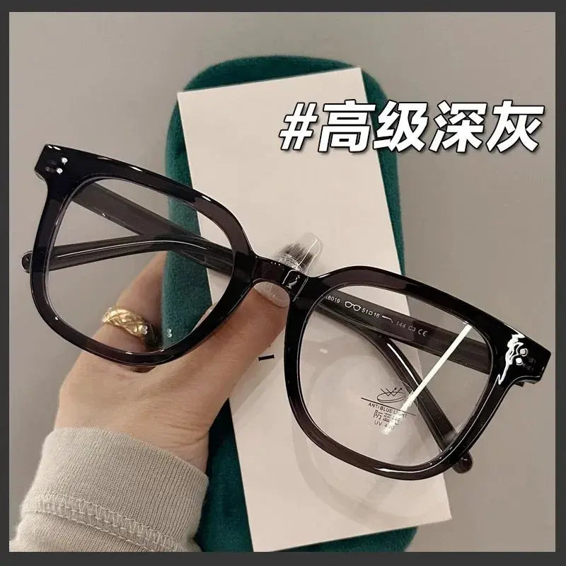 Unisex Square Full Rim TR90 Oversized Prescription Glasses 8019 — view 2 | Rx Spectacle