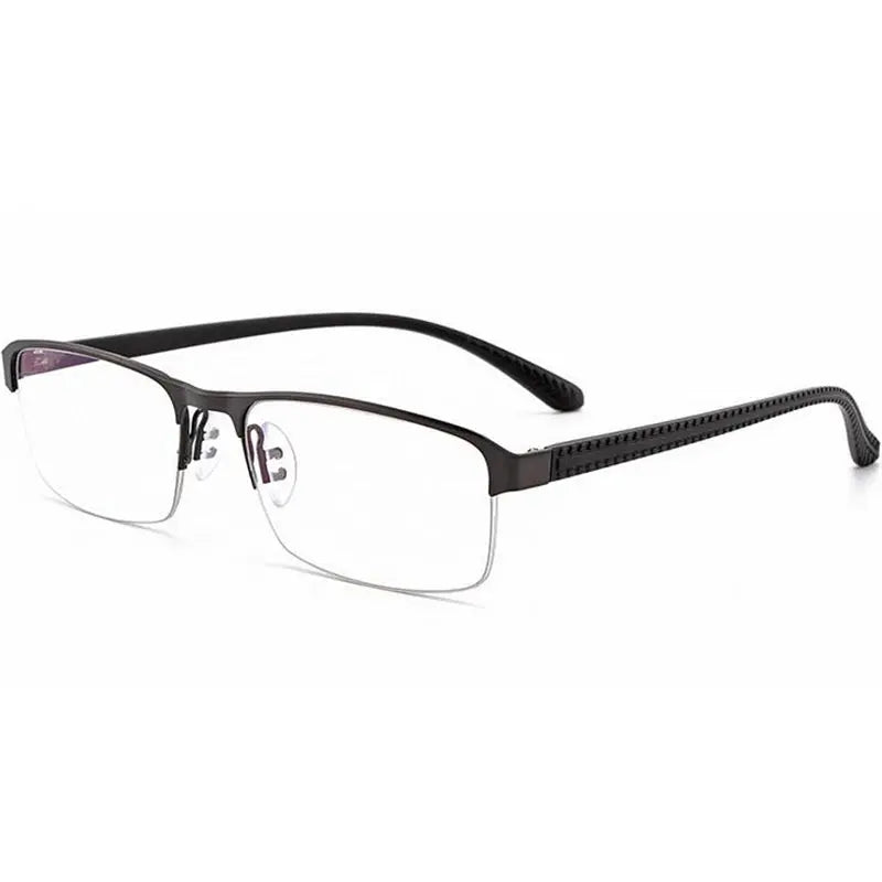 Women's Rectangular Semi-Rimless Alloy Prescription Glasses 916500 — view 5 | Rx Spectacle