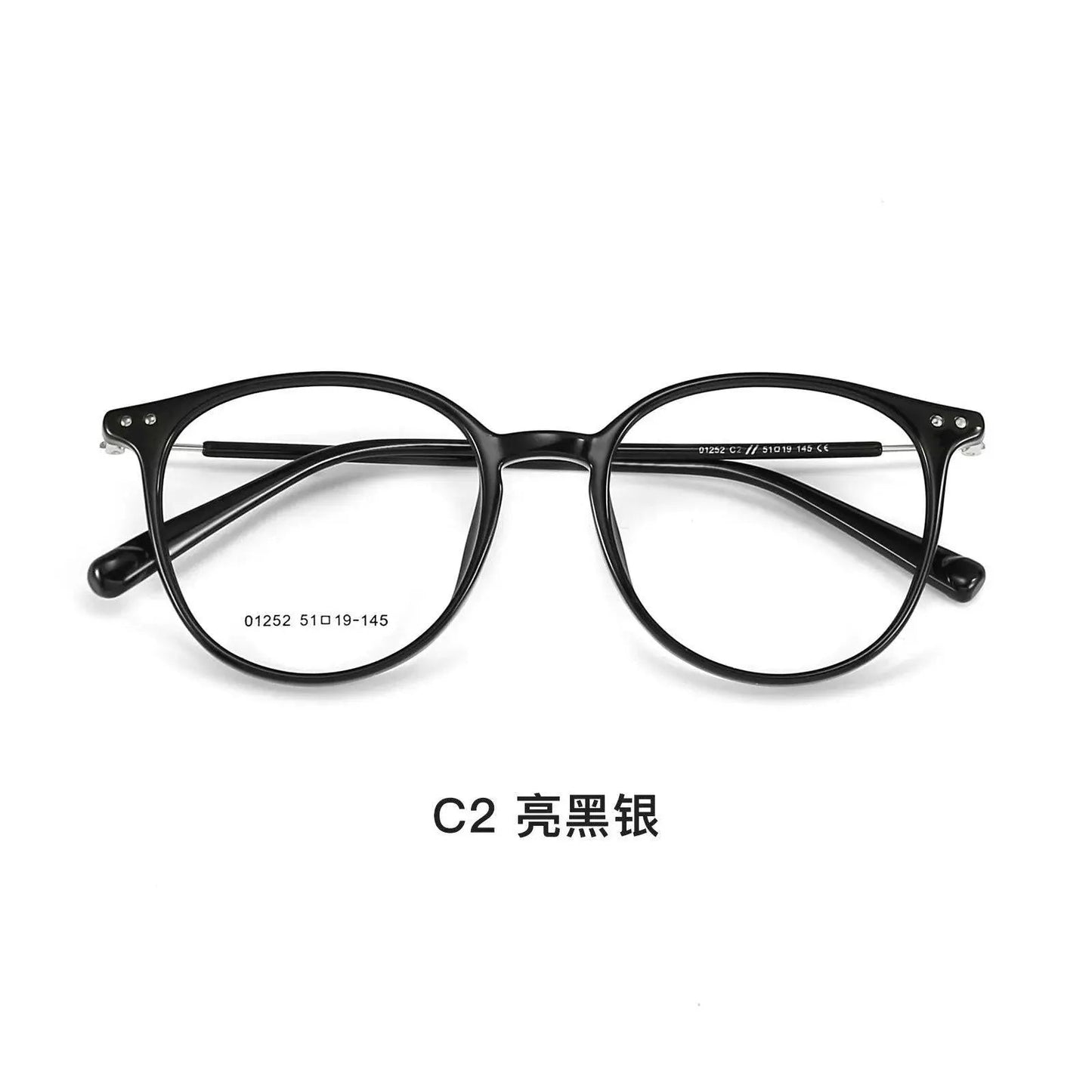 Unisex Square Full Rim TR90 Prescription Glasses 01252 — view 10 | Rx Spectacle
