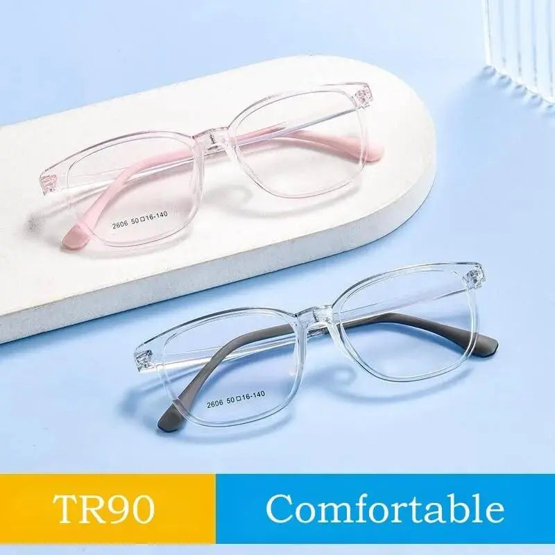 Unisex Square Full Rim TR90 Prescription Glasses 2606et — view 4 | Rx Spectacle
