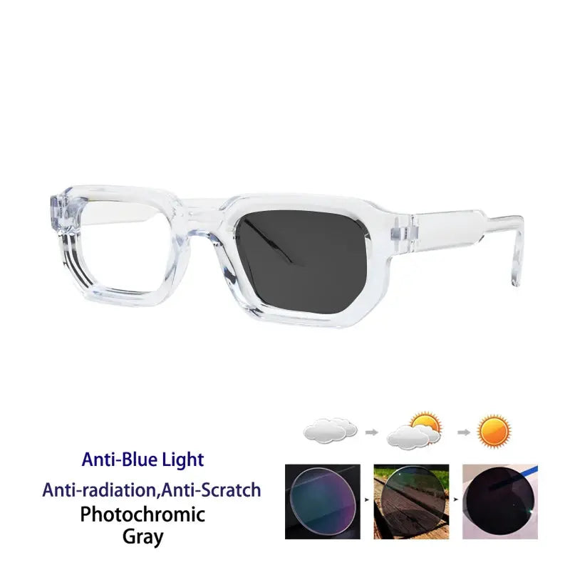 Unisex Square Full Rim TR90 Reading Glasses 71853 — view 11 | Rx Spectacle