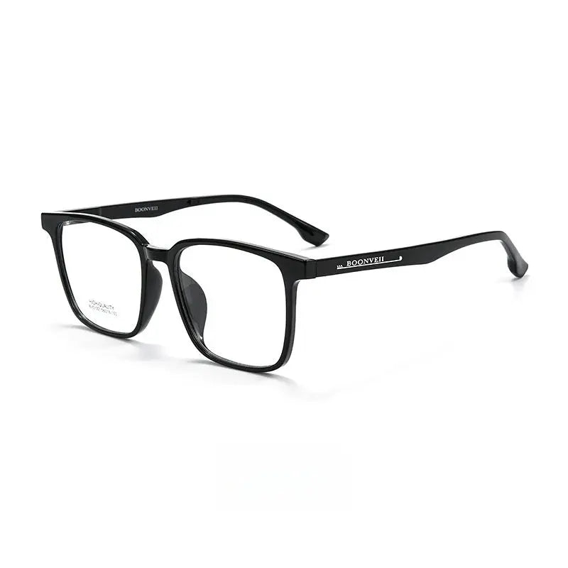 Men's Square Full Rim TR90 Oversized Prescription Glasses 51007 — view 6 | Rx Spectacle