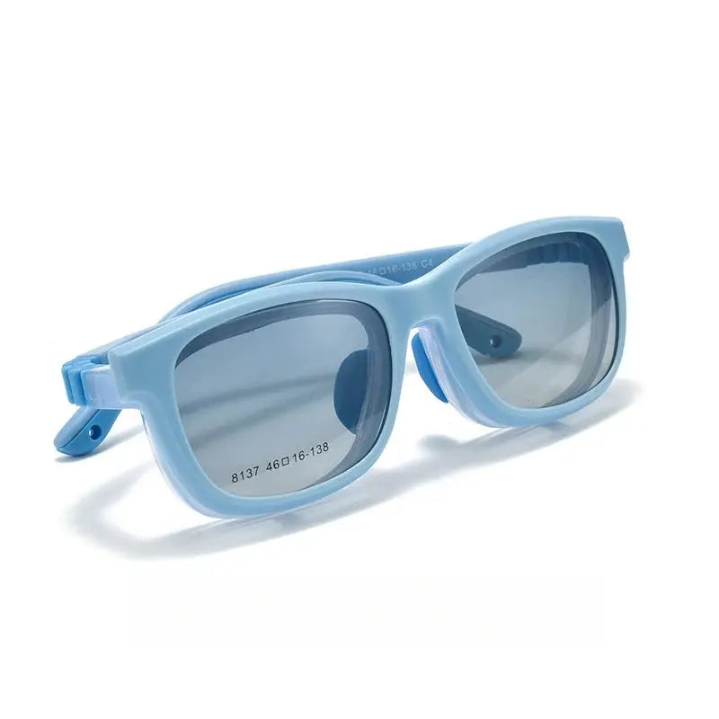Unisex Square Full Rim TR90 Clip-On Prescription Glasses Y9137 — view 9 | Rx Spectacle