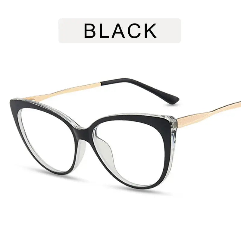 Women's Cat Eye Full Rim TR90 Prescription Glasses 5018 — view 3 | Rx Spectacle