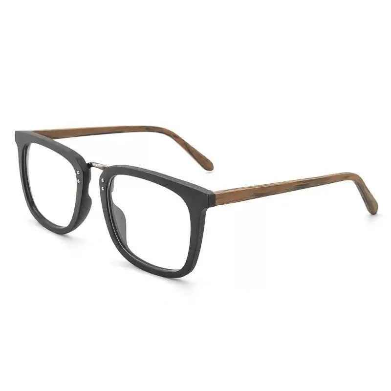 Men's Square Full Rim Alloy Prescription Glasses Ps7055 — view 6 | Rx Spectacle