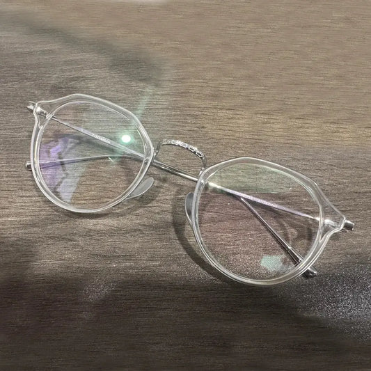 Unisex Round Full Rim Titanium Prescription Glasses 361113 — view 1 | Rx Spectacle