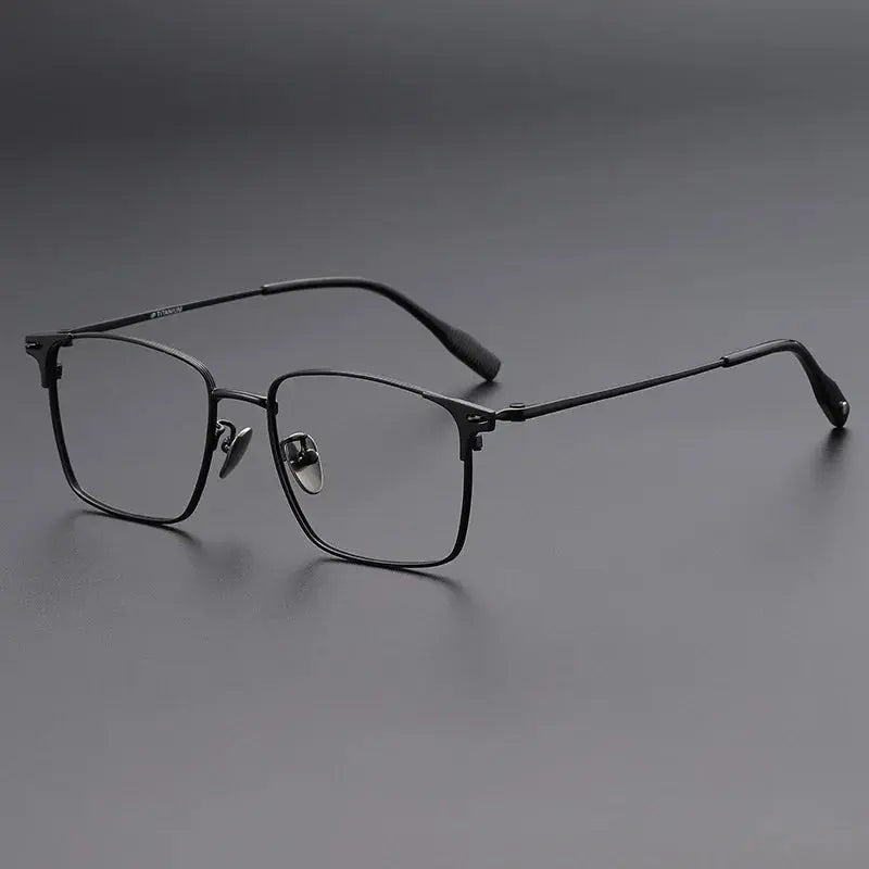 Men's Square Full Rim Alloy Prescription Glasses 810085 — view 4 | Rx Spectacle