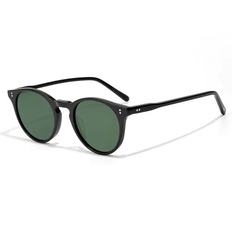Round Full Rim Acetate Prescription Glasses 605183 — view 6 | Rx Spectacle