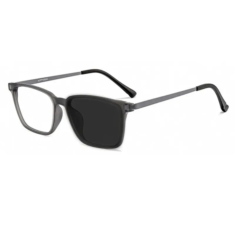 Unisex Square Full Rim Titanium Reading Glasses 8922 — view 9 | Rx Spectacle